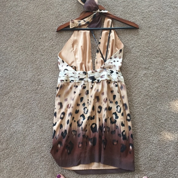 Bebe halter Dress - Picture 2 of 3