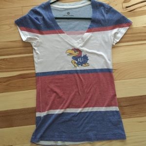 Cute KU v-neck t-shirt