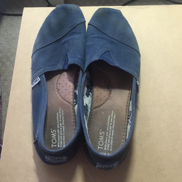Navy Blue Classic Toms