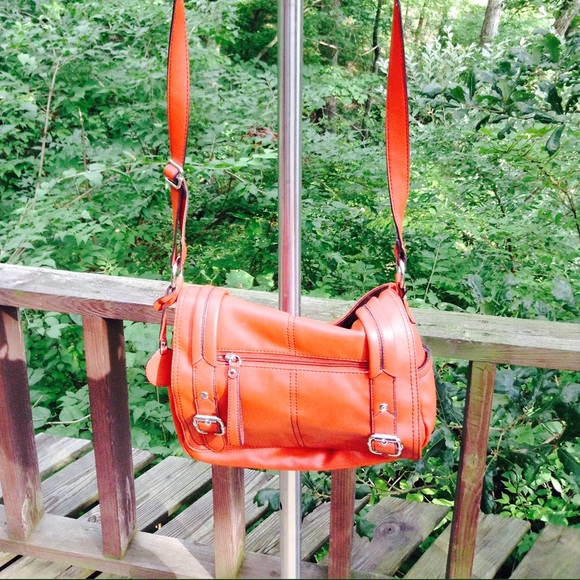 Relic Purse- Reddish Orange- Medium Size