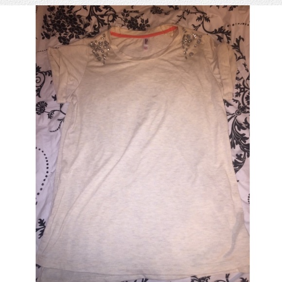Cream Bling Top