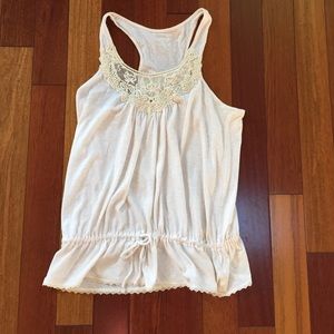 Cream tank top
