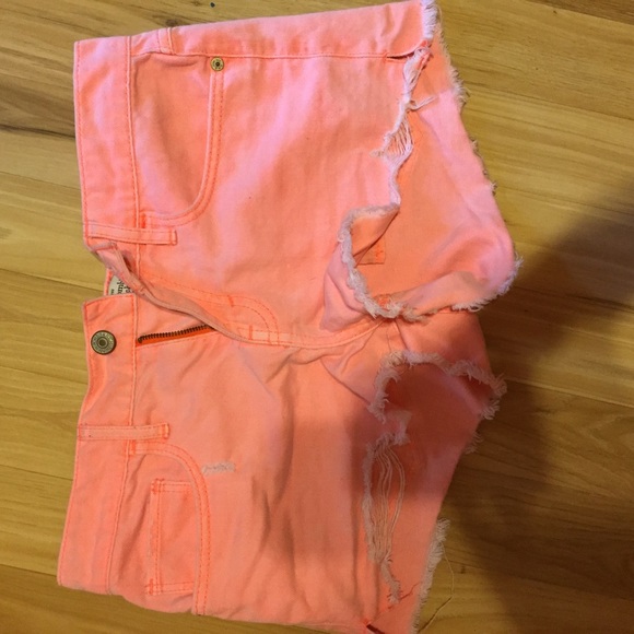 A&F Coral Shorts