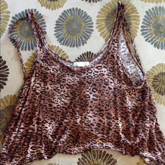 Billabong cheetah tank top