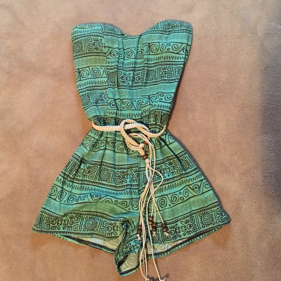 Tribal print romper- medium