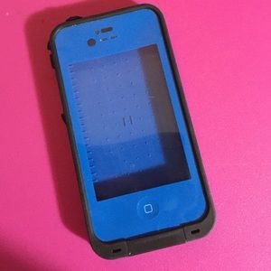 Blue LifeProof Case (iphone 4/4s)