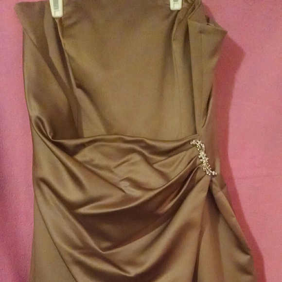 Beige bridesmaid dress - Picture 1 of 2