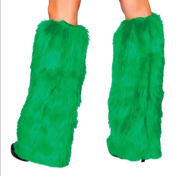 Rave wear Green Fluffies