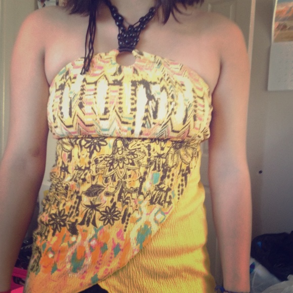 Yellow tank top