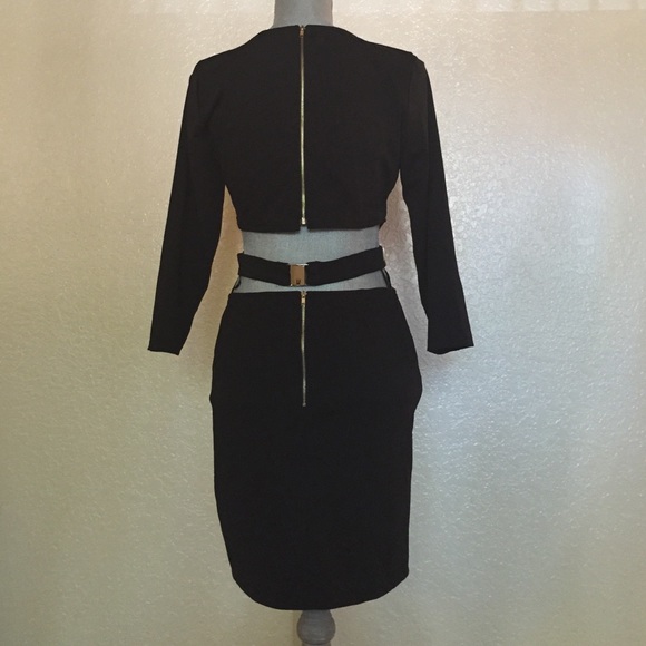 Lulumari Black Mini Dress - Picture 2 of 3