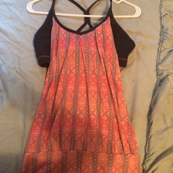 Exercise top with built in sports bra!