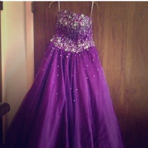Studio 17 Size Two Purple Ball Gown