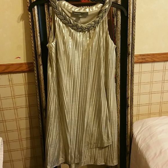 Donna Rico metallic dress