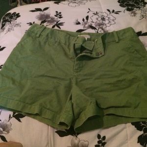 Green shorts