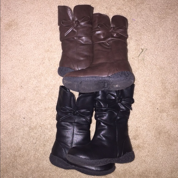 Black & brown toddler boots!