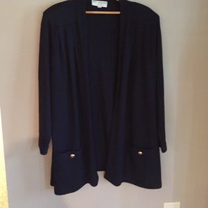 St John Navy Pantsuit