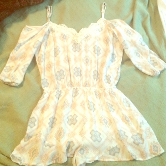 Kendall & Kylie for Pacsun Off Shoulder Romper