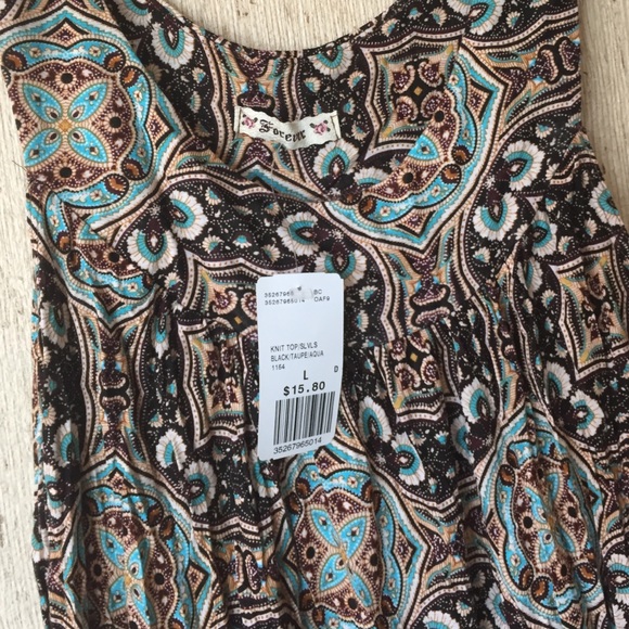 Patterned Forever 21 Tank - Picture 2 of 3