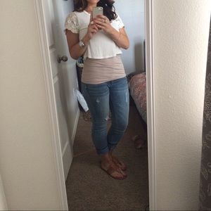 Express Stella Ankle Low Rise Denim