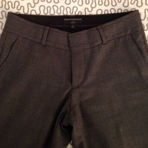 Banana Republic grey Ryan Fit slacks