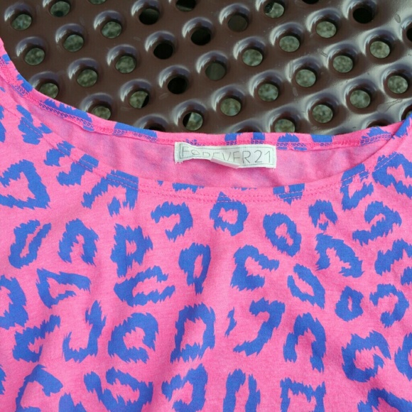 Pink Leopard Crop Shirt