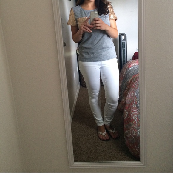 Stella Low Rise Ankle White Denim