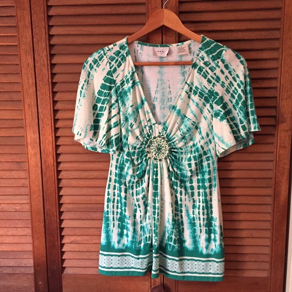 Tie-Dye Flowy Top