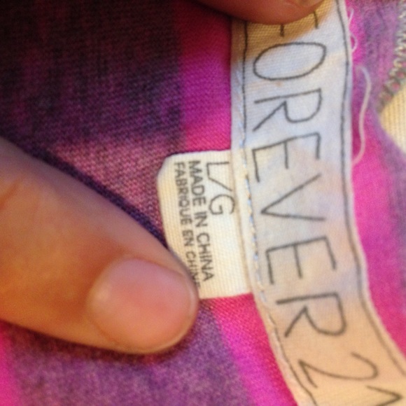 grey and pink stripped tank - Picture 2 of 2