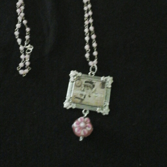 Pink necklace