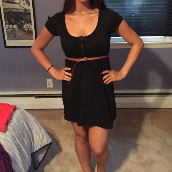 Casual black dress- Small