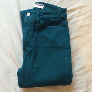 dark green/ blue jeans from american apparel