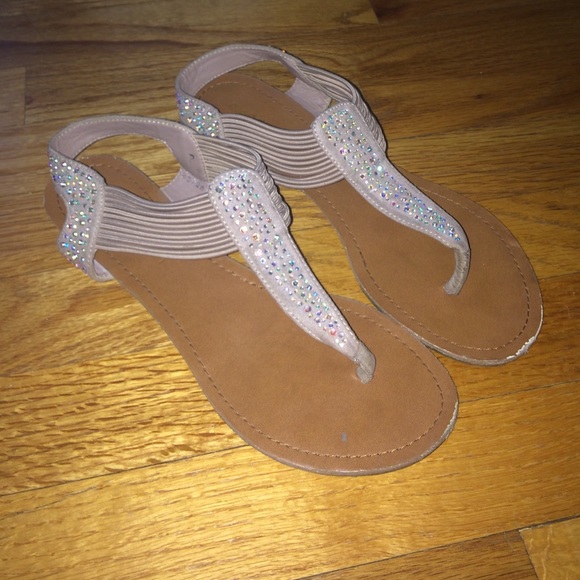 Cute Madden Girl Nude Sandals