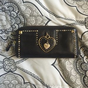 Black leather juicy couture wallet!