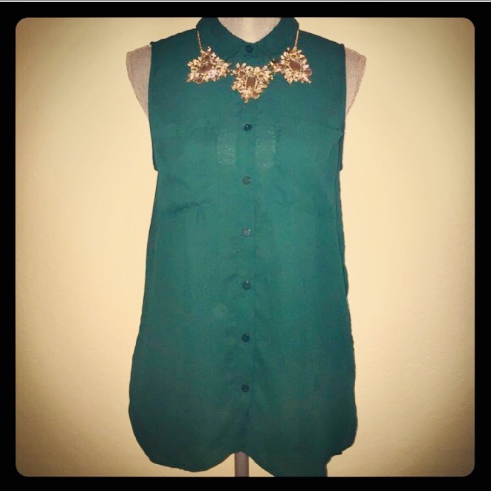 Divided by H&M Green Blouse