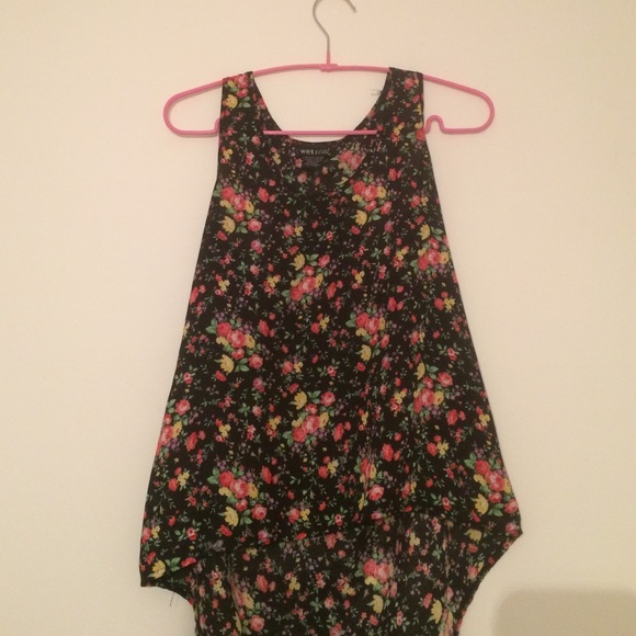Flowered print tank top - Picture 1 of 2