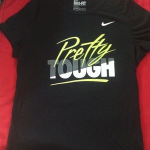 Black and neon Nike shirt