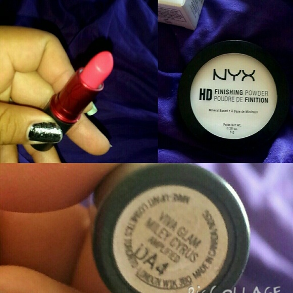 Lipstick , lip linear,  eyelash , finishing powder - Picture 1 of 2