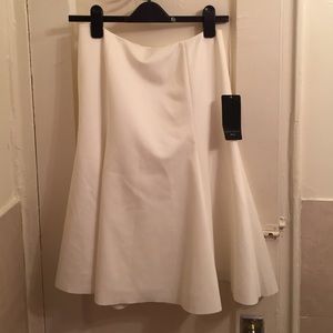 Zara White Midi Skirt! Brand New!