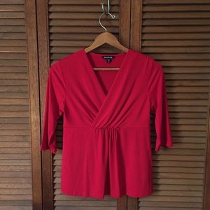 Red Drape Top