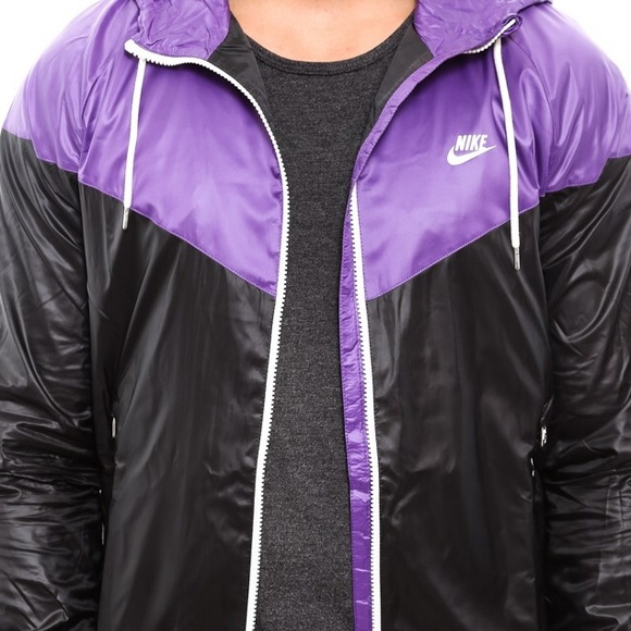 Nike men's lavender wind runner jacket