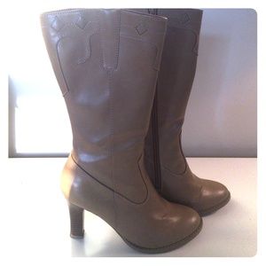 Beige Boots