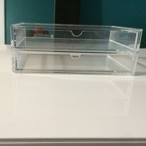 Muji acrylic 2 drawer & 5 drawer storage