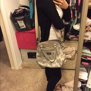 Coach bag. Cross body/handles