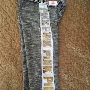 Victoria's Secret Pink Bling Gym Pants