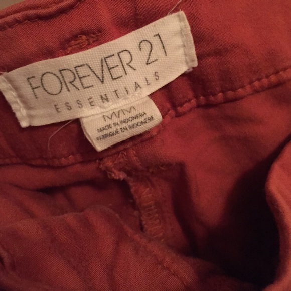 Coral Colored Forever 21 Shorts - Picture 3 of 3