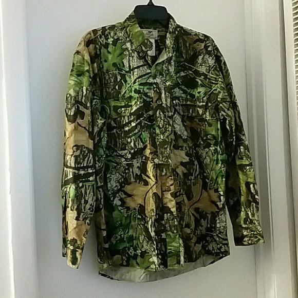 Man's camo shirt