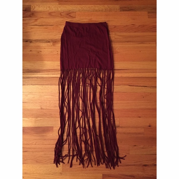 Bohemian Fringe Skirt