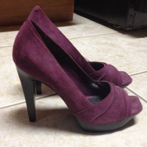 Brand new purple suede Jessica Simpson heels!