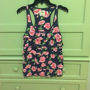 Hollister Floral Tank Top
