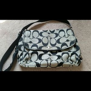 Coach authentic logo messenger bag